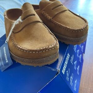 Birkenstock Women's Brown Suede Moccasins NWT